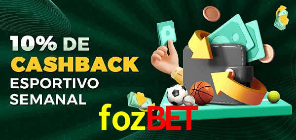 10% de bônus de cashback na fozbet